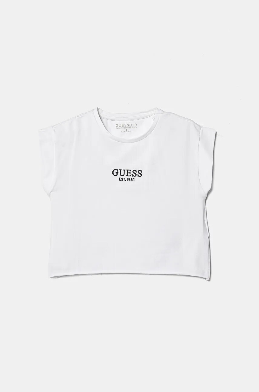 Levně Dětské tričko Guess bílá barva, J4BI34 J1314
