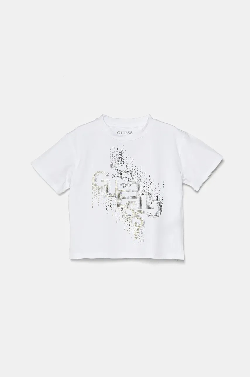 

Детска тениска Guess в бяло J4BI05 J1314, Бял