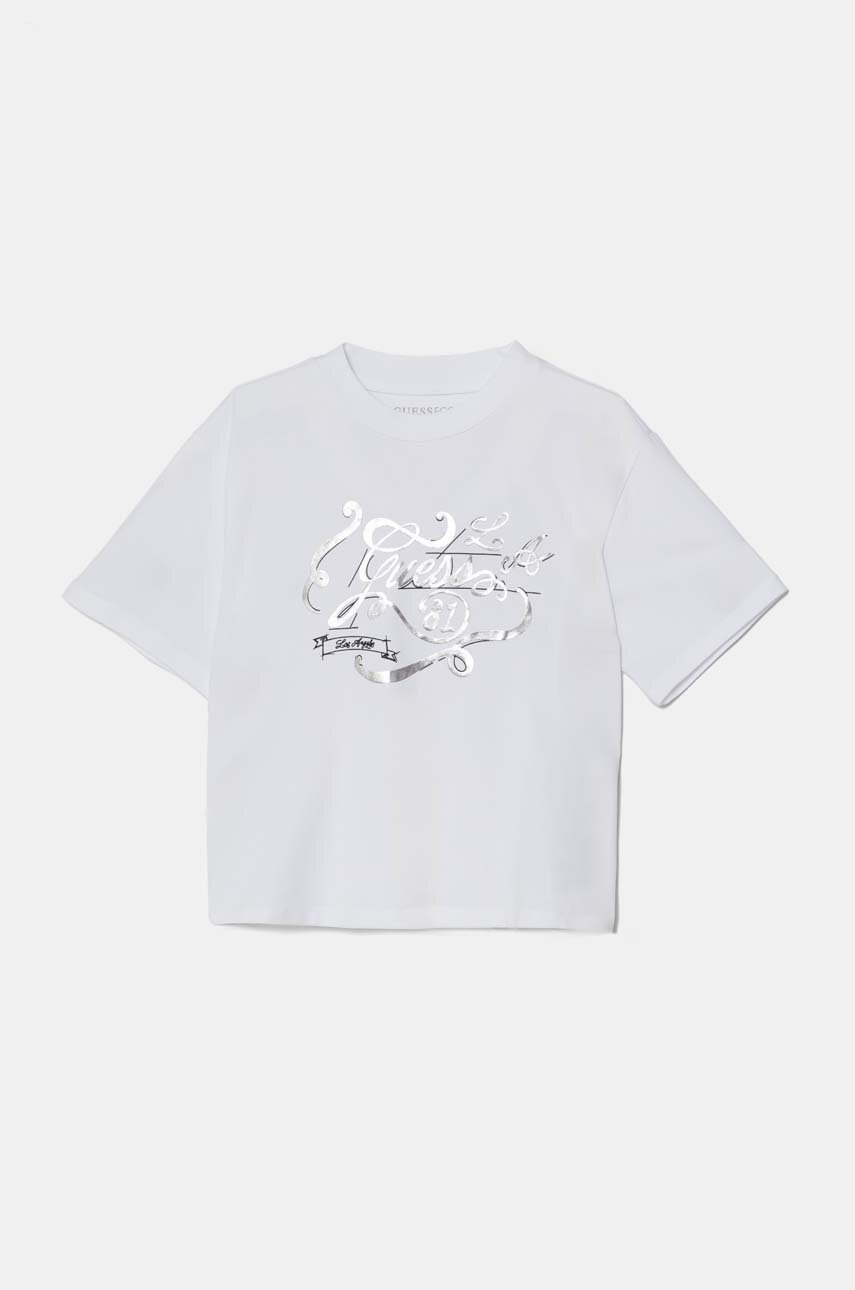 

Детска тениска Guess в бяло J4BI00 J1314, Бял