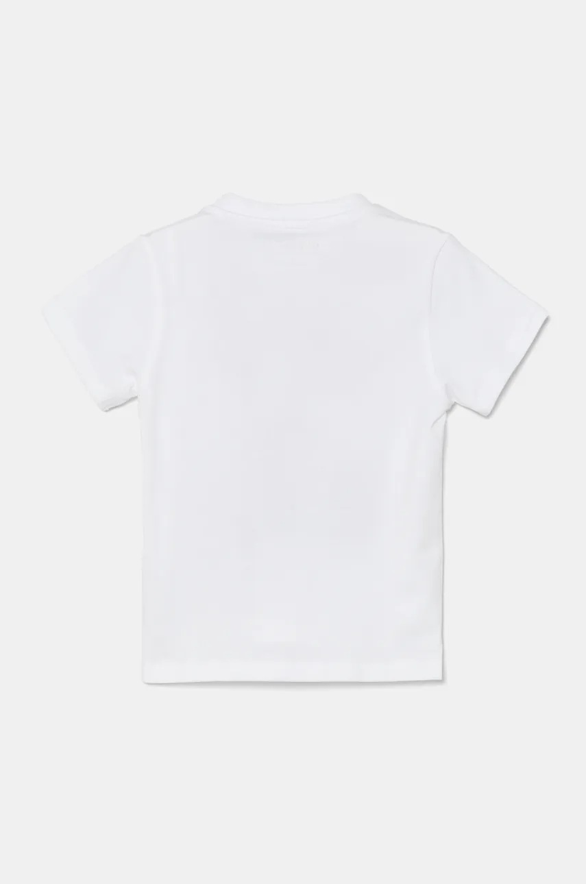 Детская хлопковая футболка Guess цвет белый H4BT01 I3Z14