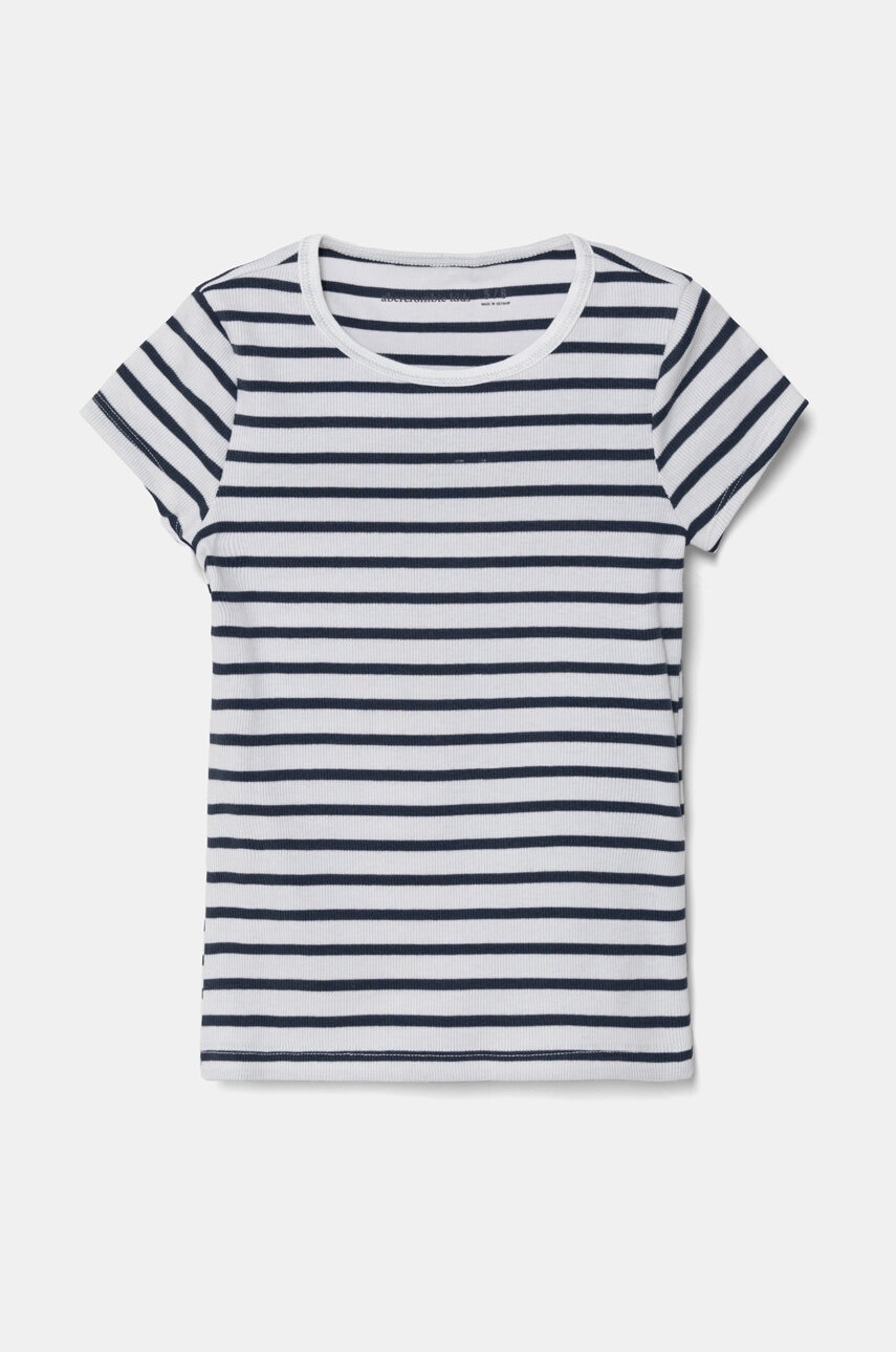 Abercrombie & Fitch tricou copii culoarea bej, KI239-4128 Abercrombie & Fitch tricou copii culoarea bej, KI239-4128