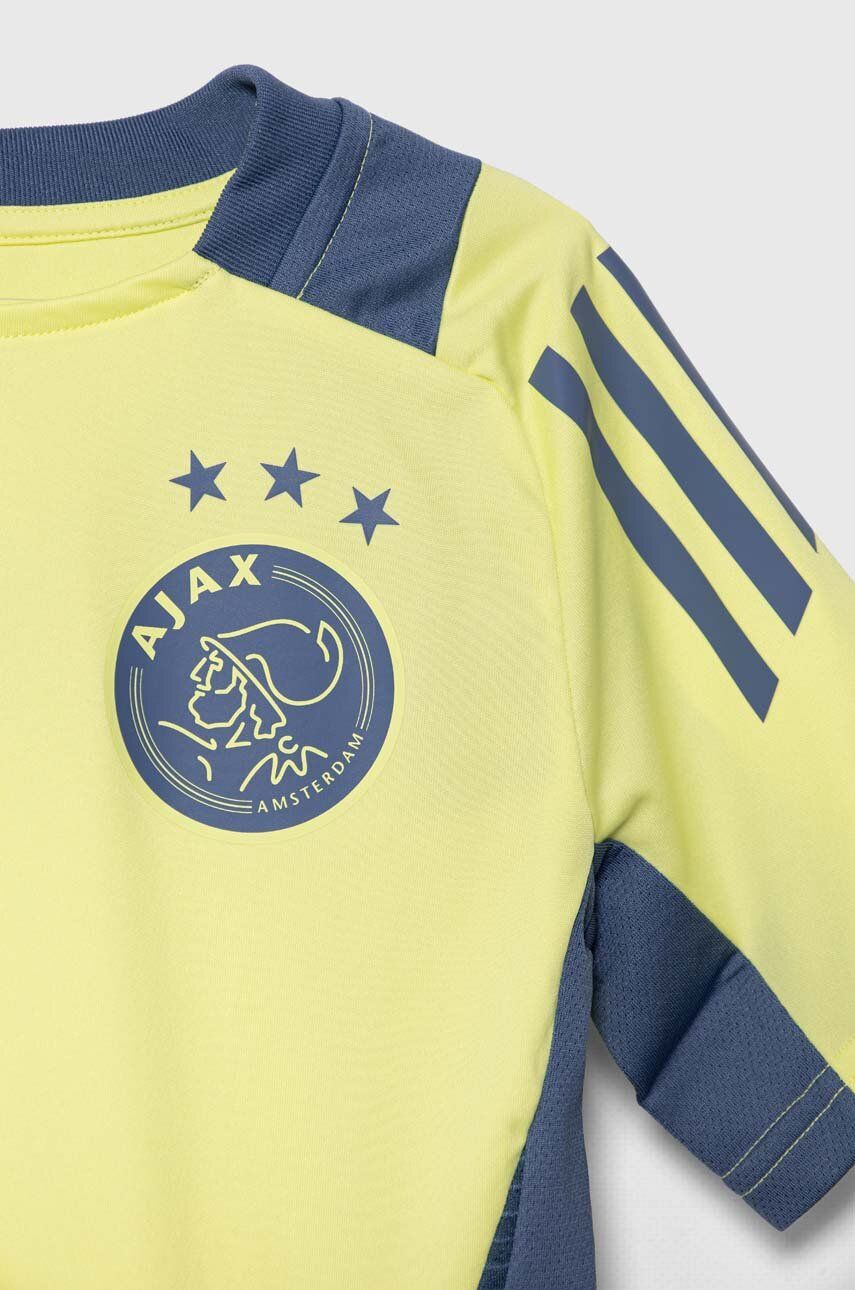 Dječja Majica Kratkih Rukava Adidas Performance AJAX TRSY Boja: žuta, S Uzorkom, IT5072