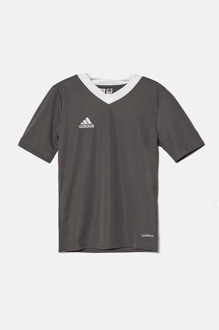 adidas Performance tricou copii ENT22SY culoarea gri, neted, H57499