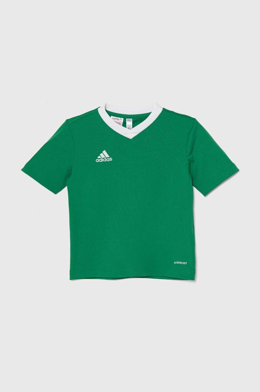 adidas Performance tricou copii ENT22SY culoarea verde, neted, HI2126