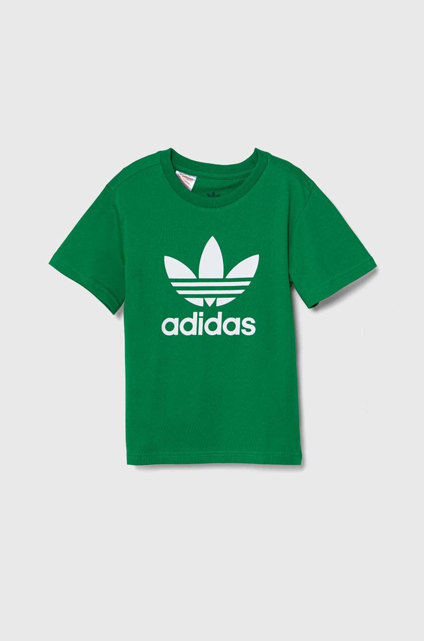 Дитяча бавовняна футболка adidas Originals TREFOIL TEE