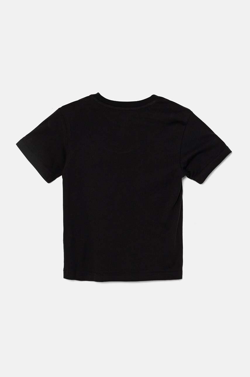 adidas Originals gyerek póló TREFOIL TEE fekete, nyomott mintás, IY7421 termék 2. képe
