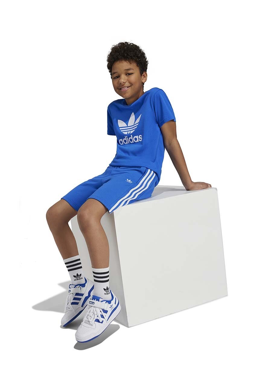 adidas Originals tricou de bumbac pentru copii TREFOIL TEE cu imprimeu, IY7425