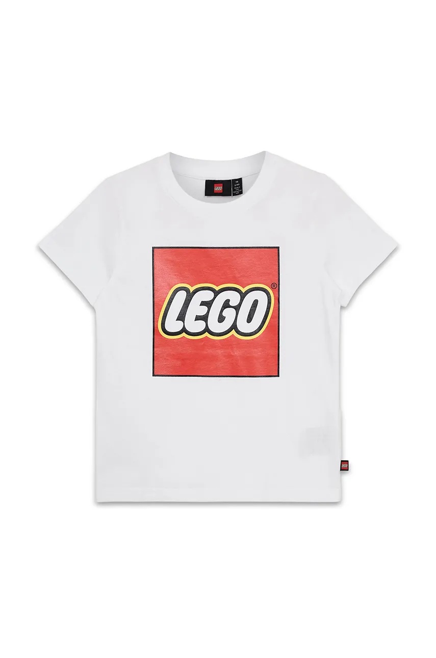 

Детска памучна тениска Lego LWTANO 631 в бяло с принт 12011363, Бял