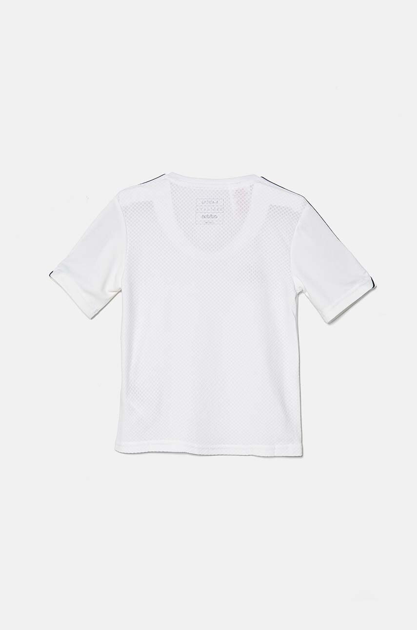 Дитяча футболка adidas Performance TIRO 23SY колір білий з аплікацією HR4620