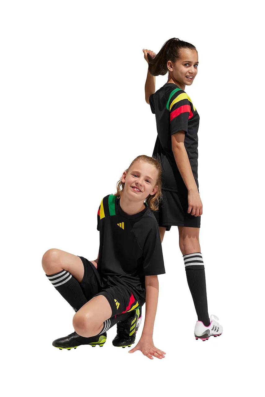 adidas Performance tricou copii FORTORE23 JSY Y culoarea negru, cu imprimeu, IK5730 adidas Performance tricou copii FORTORE23 JSY Y culoarea negru, cu imprimeu, IK5730