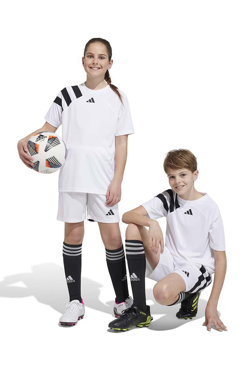 adidas Performance tricou copii FORTORE23 JSY Y culoarea alb, modelator, IK5742