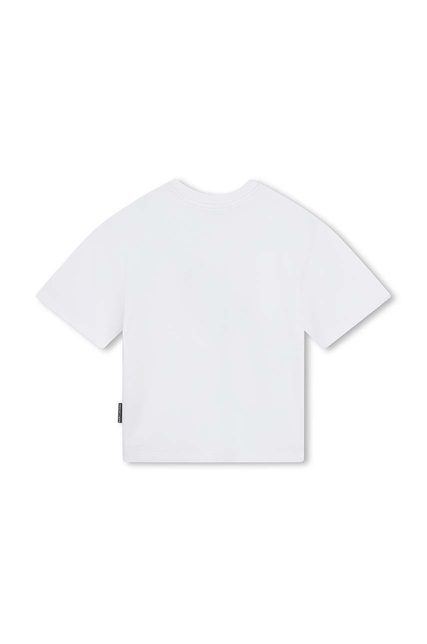 Дитяча бавовняна футболка Marc Jacobs колір білий з принтом W60256 в Чернівцях Дитяча бавовняна футболка Marc Jacobs колір білий з принтом W60256 в Чернівцях