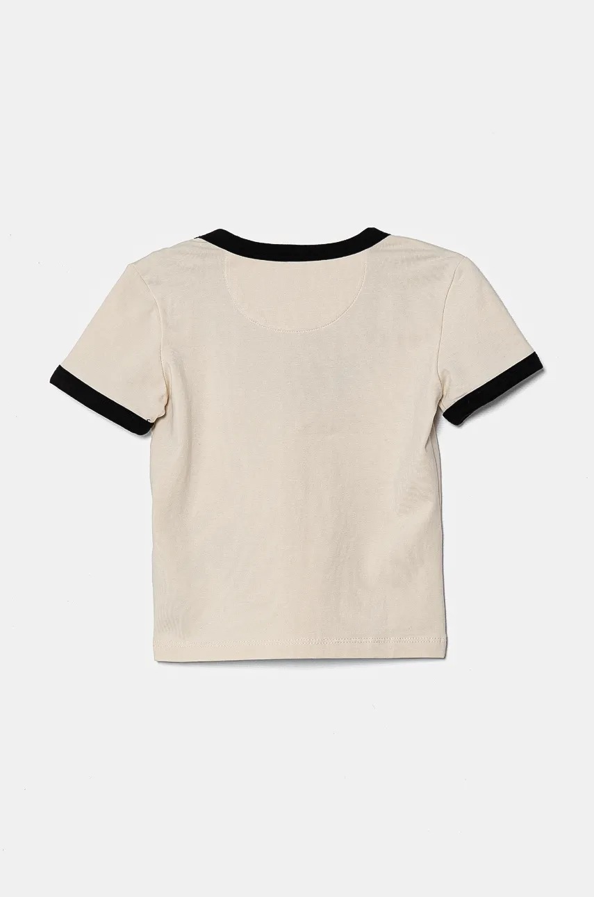 Футболка для младенцев Calvin Klein Jeans цвет бежевый однотонный IN0IN00282