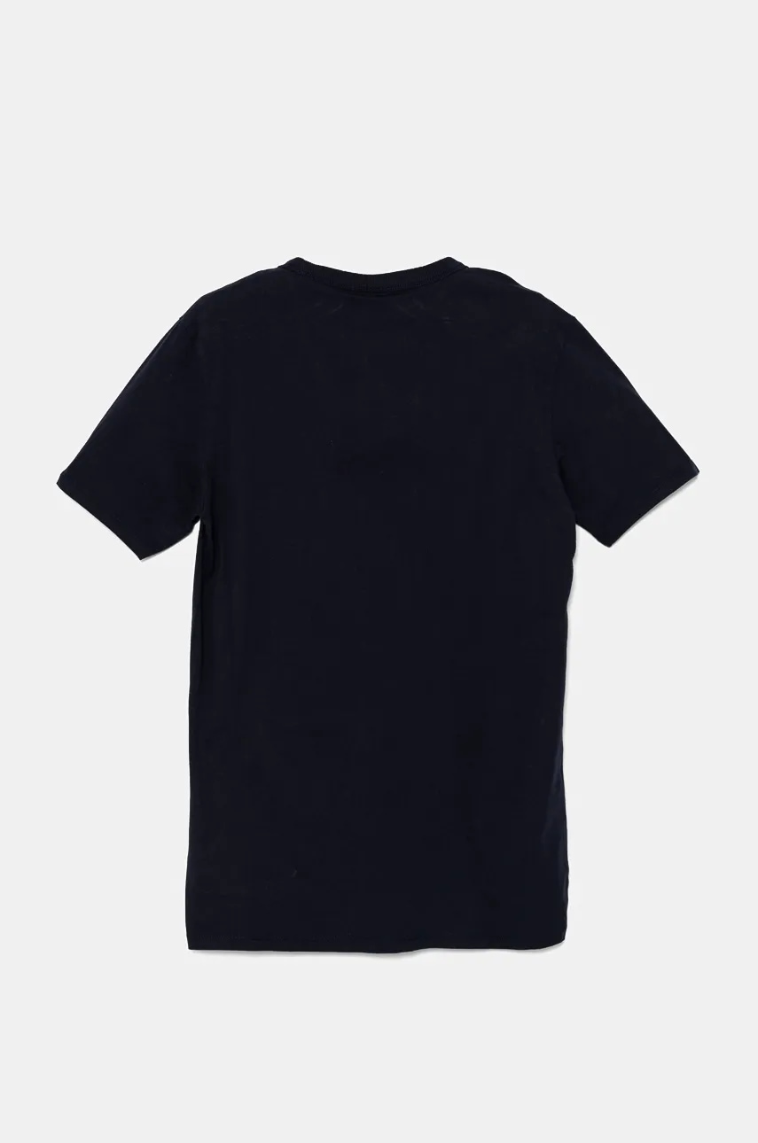 Дитяча бавовняна футболка Napapijri S-CHAMOIS SS колір синій з принтом NP0A4HYL1761 в Рівному Дитяча бавовняна футболка Napapijri S-CHAMOIS SS колір синій з принтом NP0A4HYL1761 в Рівному