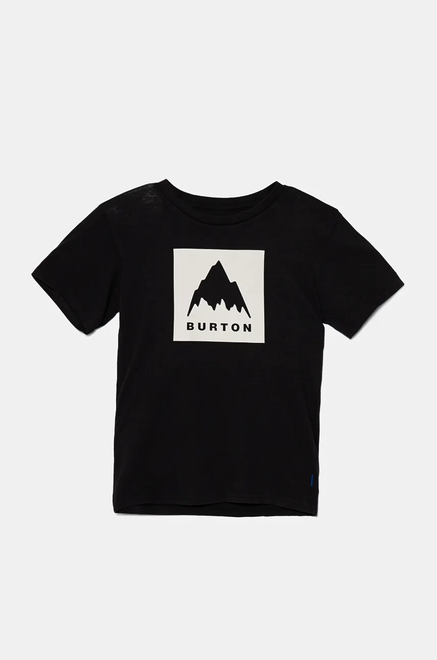 Burton tricou CLSC MTNHGH culoarea negru, cu imprimeu, 179541