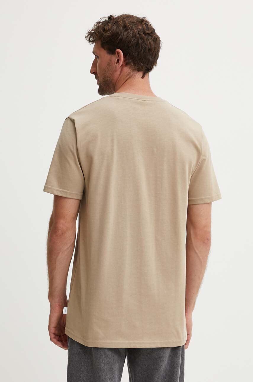 Βαμβακερό μπλουζάκι Les Deux ανδρικό, χρώμα: μπεζ, LDM101194 φωτογραφία