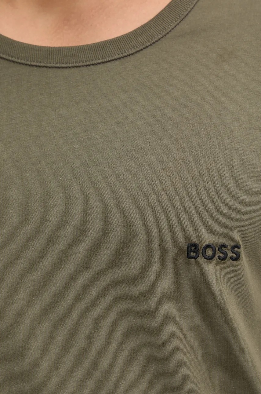 Бавовняна футболка BOSS 3-pack чоловіча однотонна 50517858 