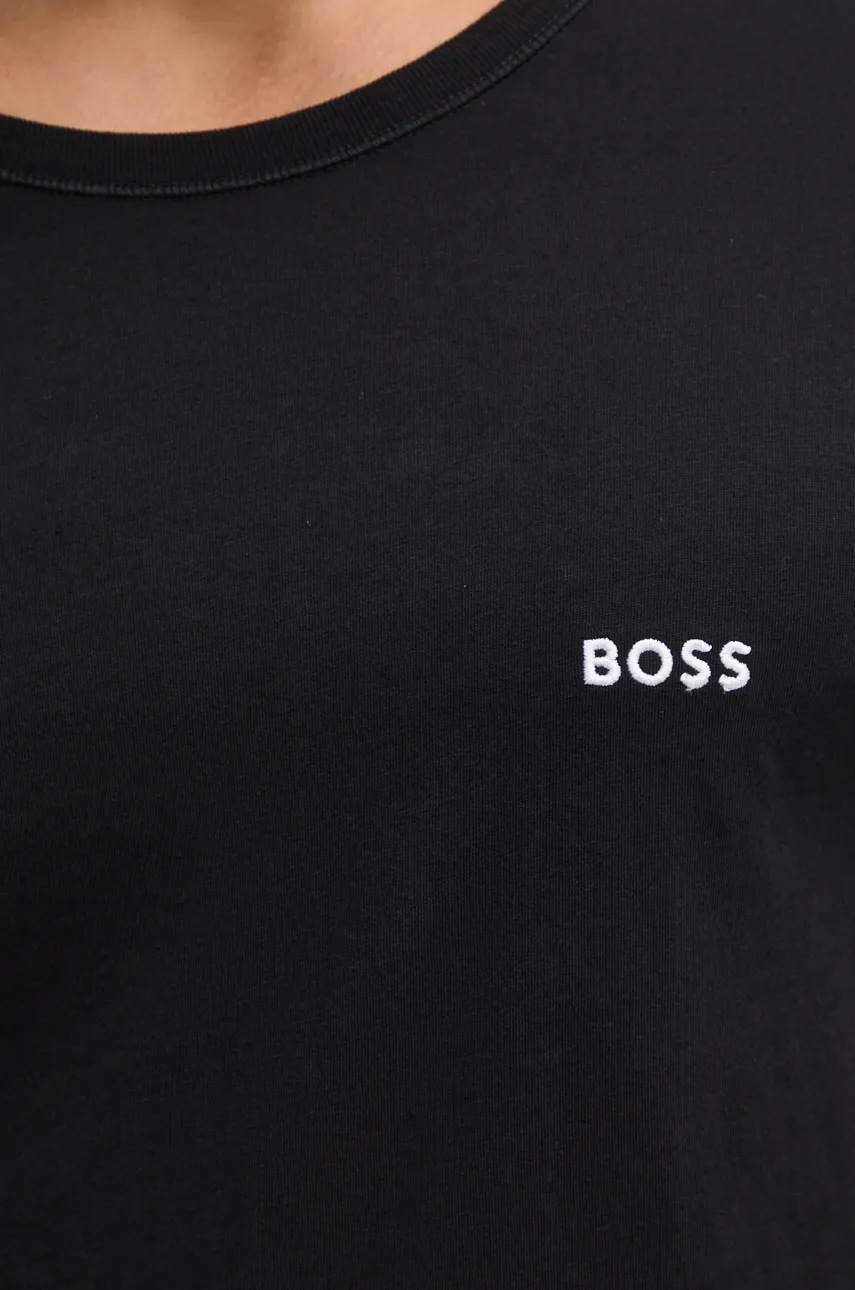 Бавовняна футболка BOSS 3-pack чоловіча однотонна 50517858 
