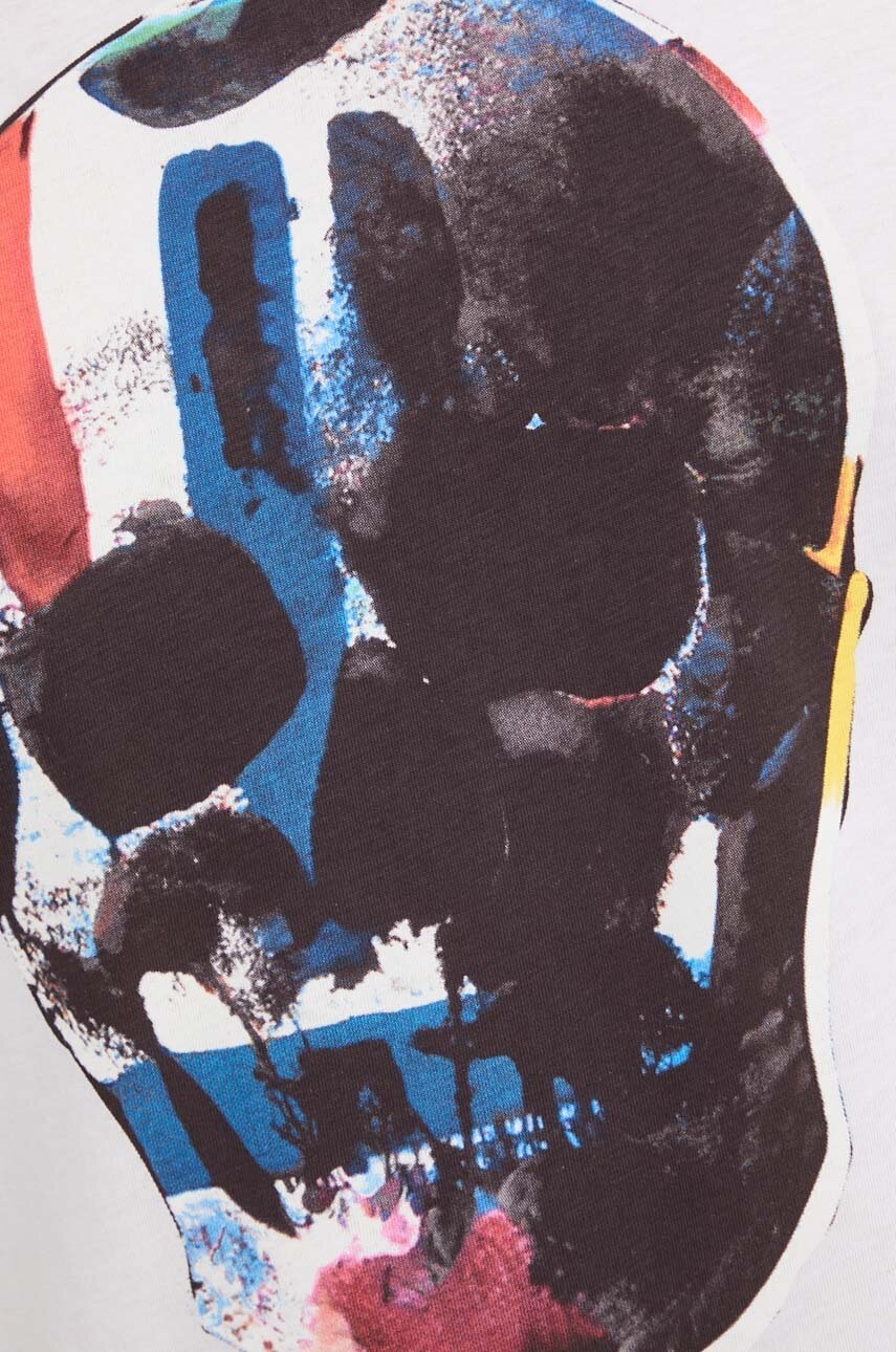 Βαμβακερό μπλουζάκι PS Paul Smith ανδρικό, χρώμα: άσπρο, M2R.011R.NP4685 φωτογραφία