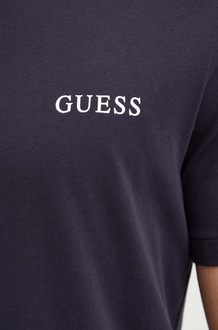 Βαμβακερό μπλουζάκι Guess 3-pack ανδρικό, χρώμα: ναυτικό μπλε, U4YG52 KCAM1 φωτογραφία