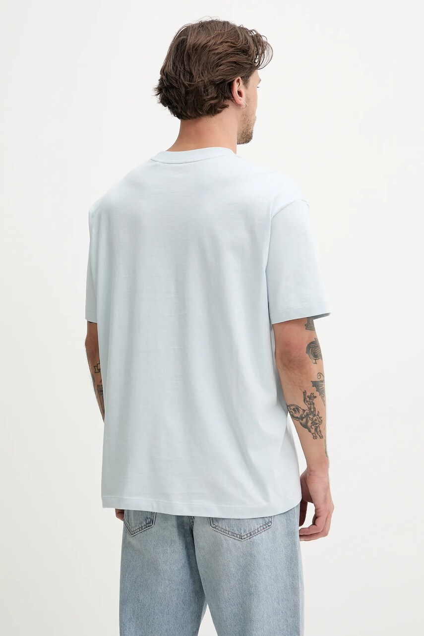 Guess Jeans pamut póló férfi, sima, M4YI44 K8FQ4 termék 2. képe