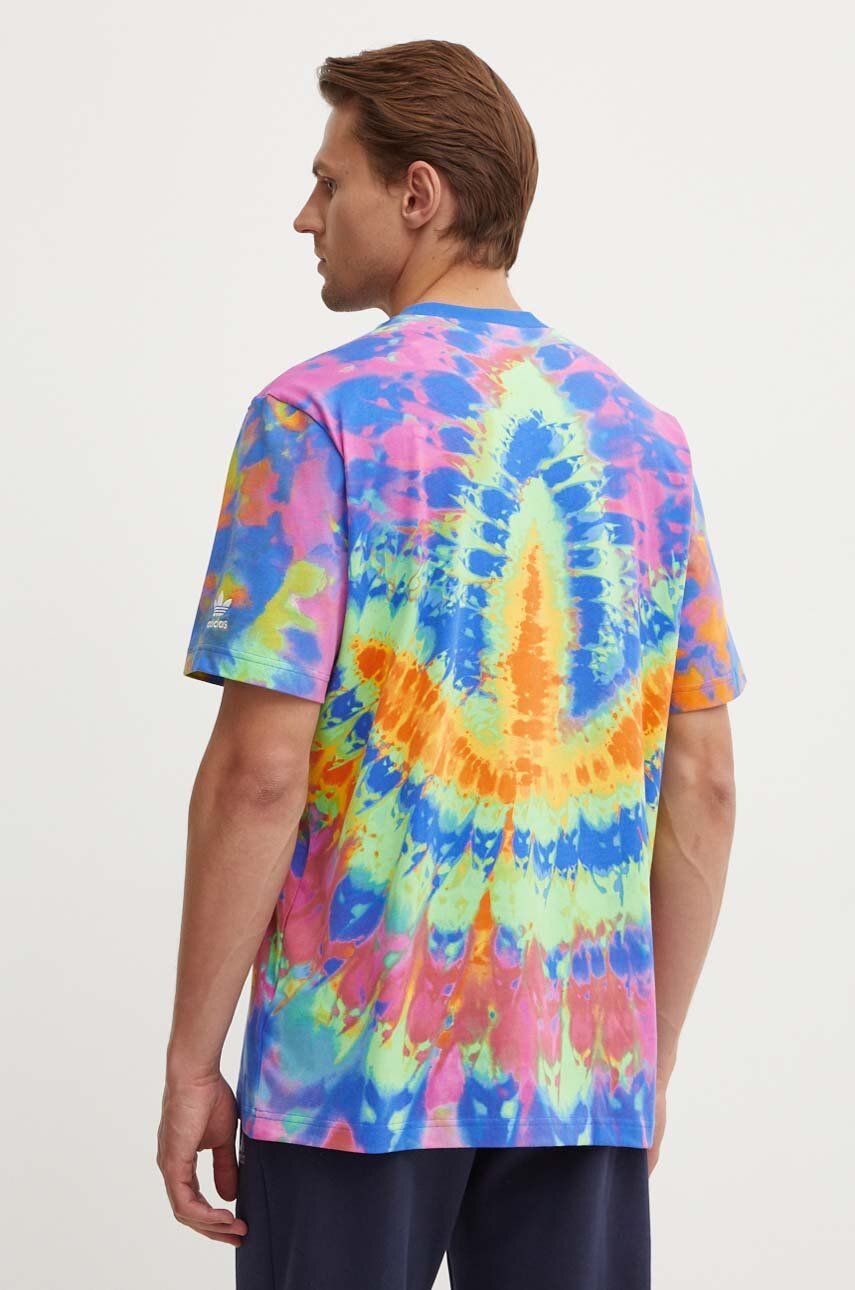 Bombažna Kratka Majica Adidas Originals Tie-Dyed Tee Moška, IX6696