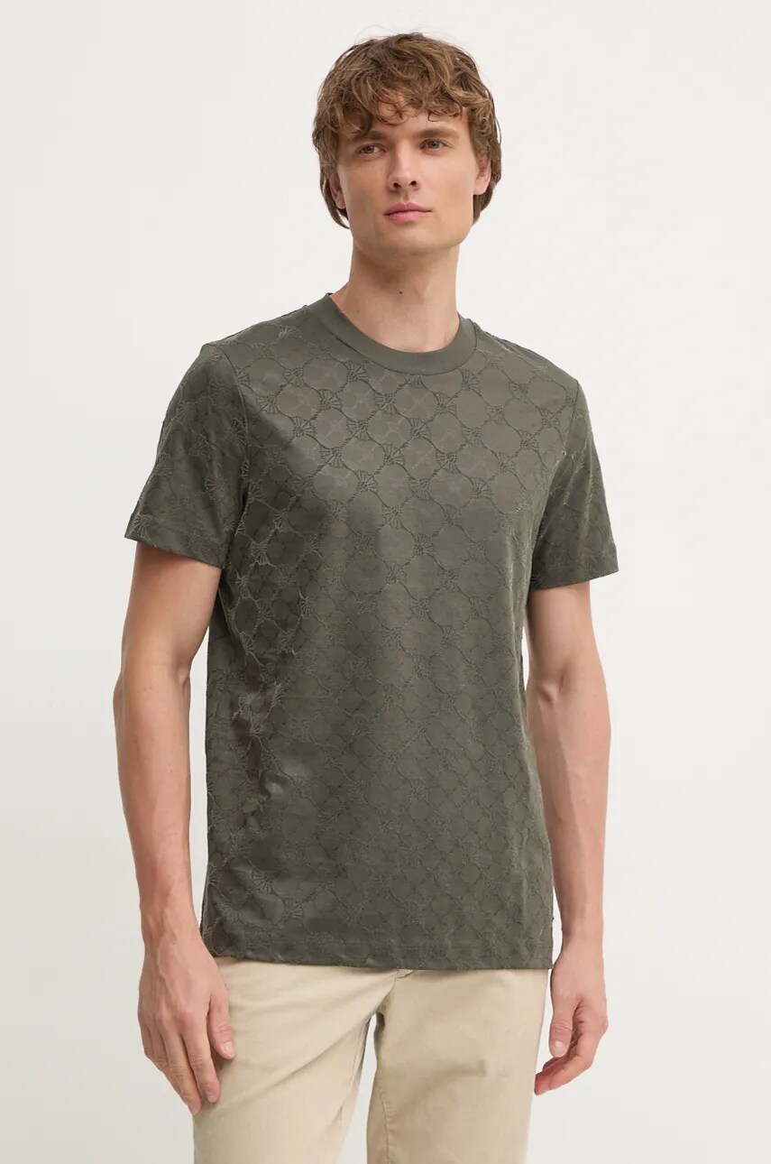 Joop! tricou din bumbac barbati, culoarea verde, modelator, 30042885