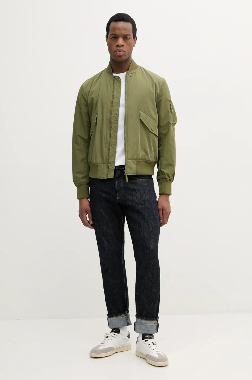 Хлопковая футболка United Colors of Benetton мужская цвет фиолетовый с принтом 3I1XU1096 Хлопковая футболка United Colors of Benetton мужская цвет фиолетовый с принтом 3I1XU1096