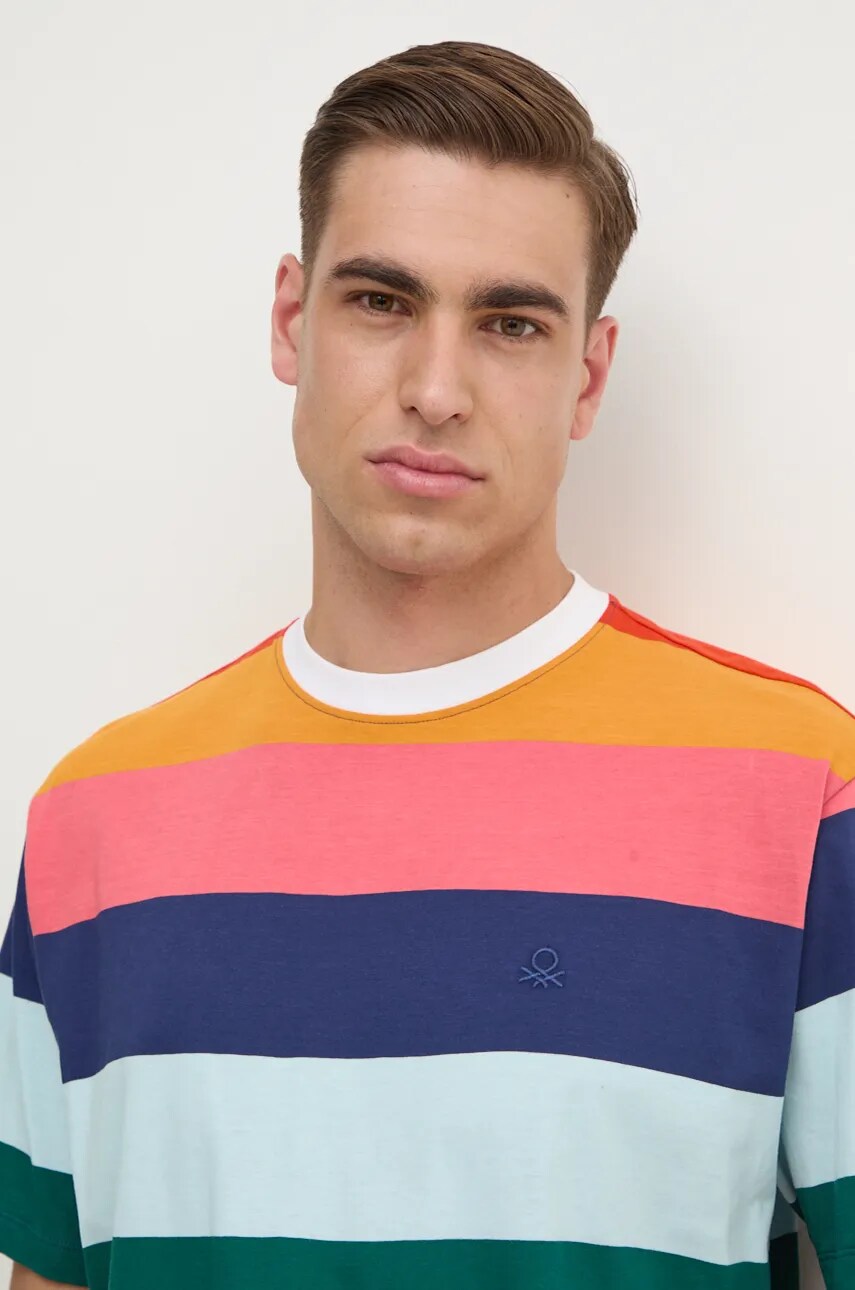 United Colors of Benetton tricou din bumbac barbati, modelator, 37GGU109B