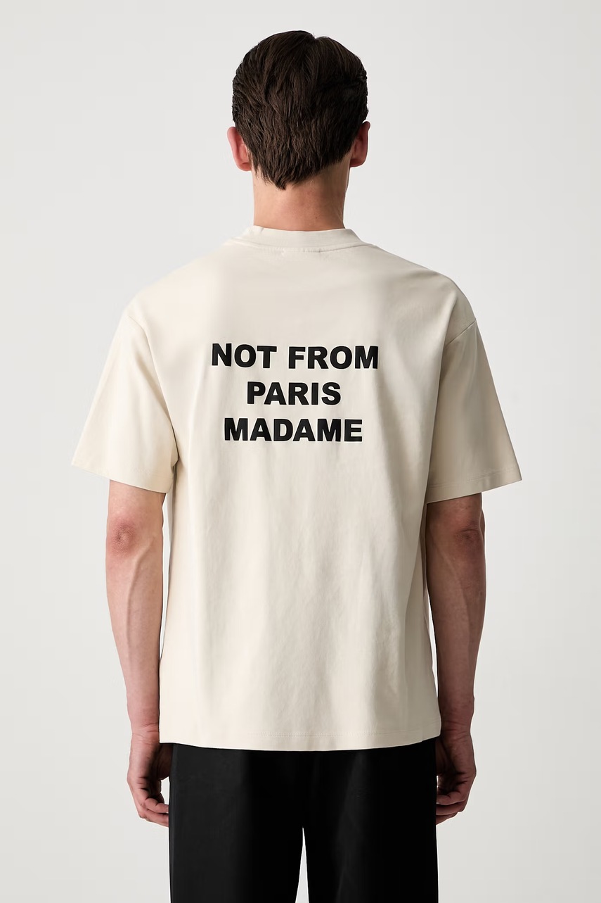Drôle de Monsieur Le T-Shirt Slogan tricou din bumbac pentru bărbați