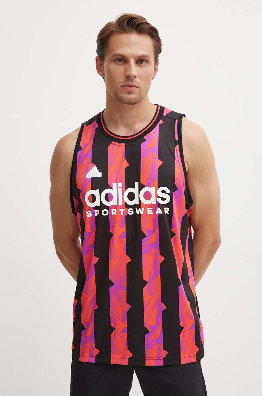 adidas tricou Tiro barbati, culoarea negru, IX1341