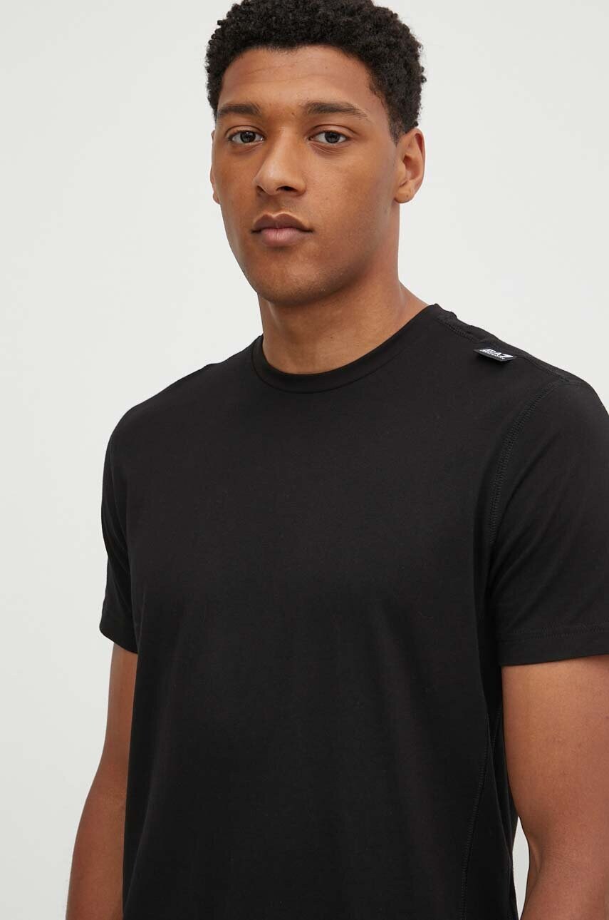 EA7 Emporio Armani tricou din bumbac barbati, culoarea negru, cu imprimeu, PJVPZ.6DPT04