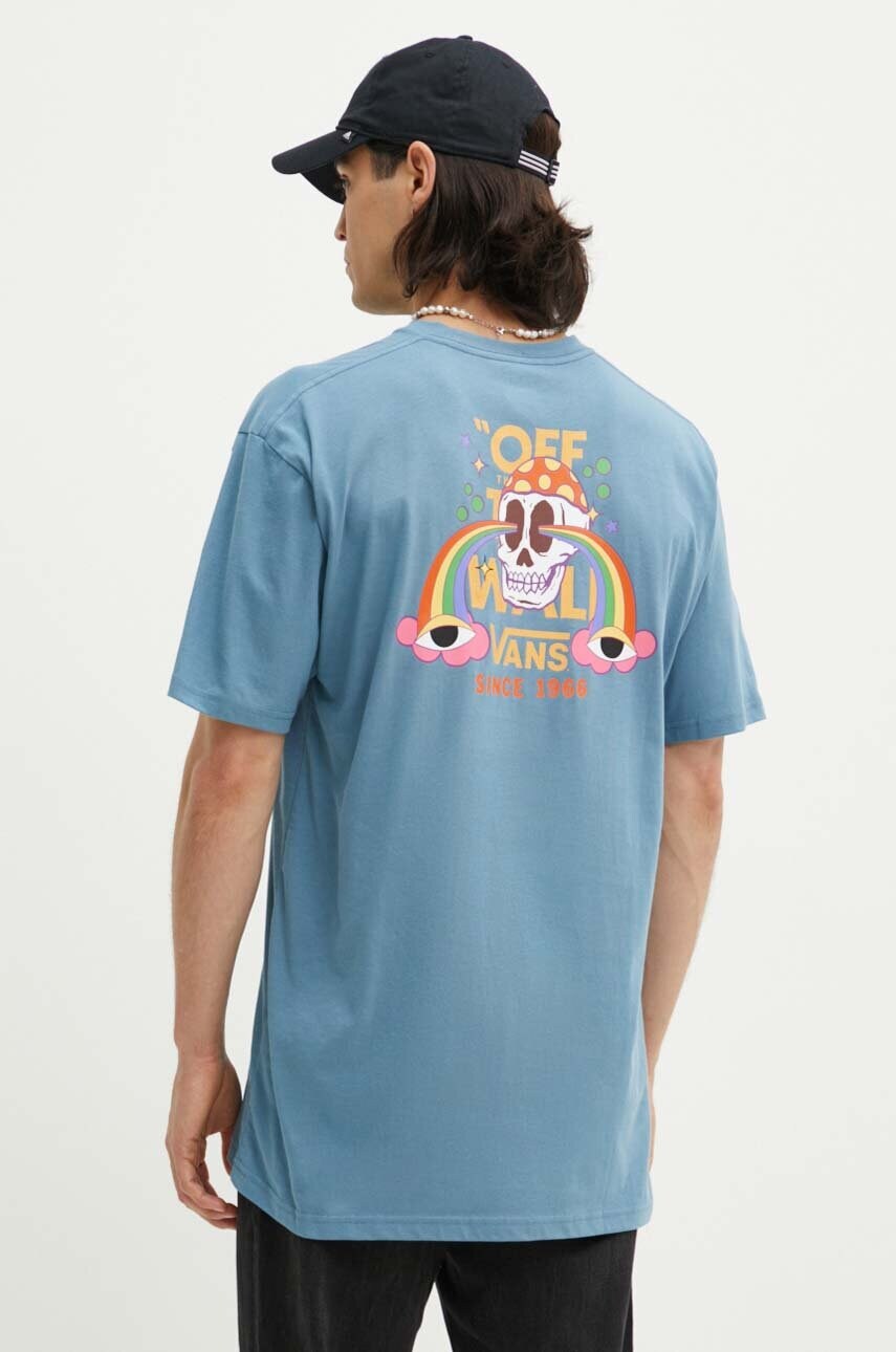 Vans tricou din bumbac barbati, cu imprimeu, VN000KHWJCN1