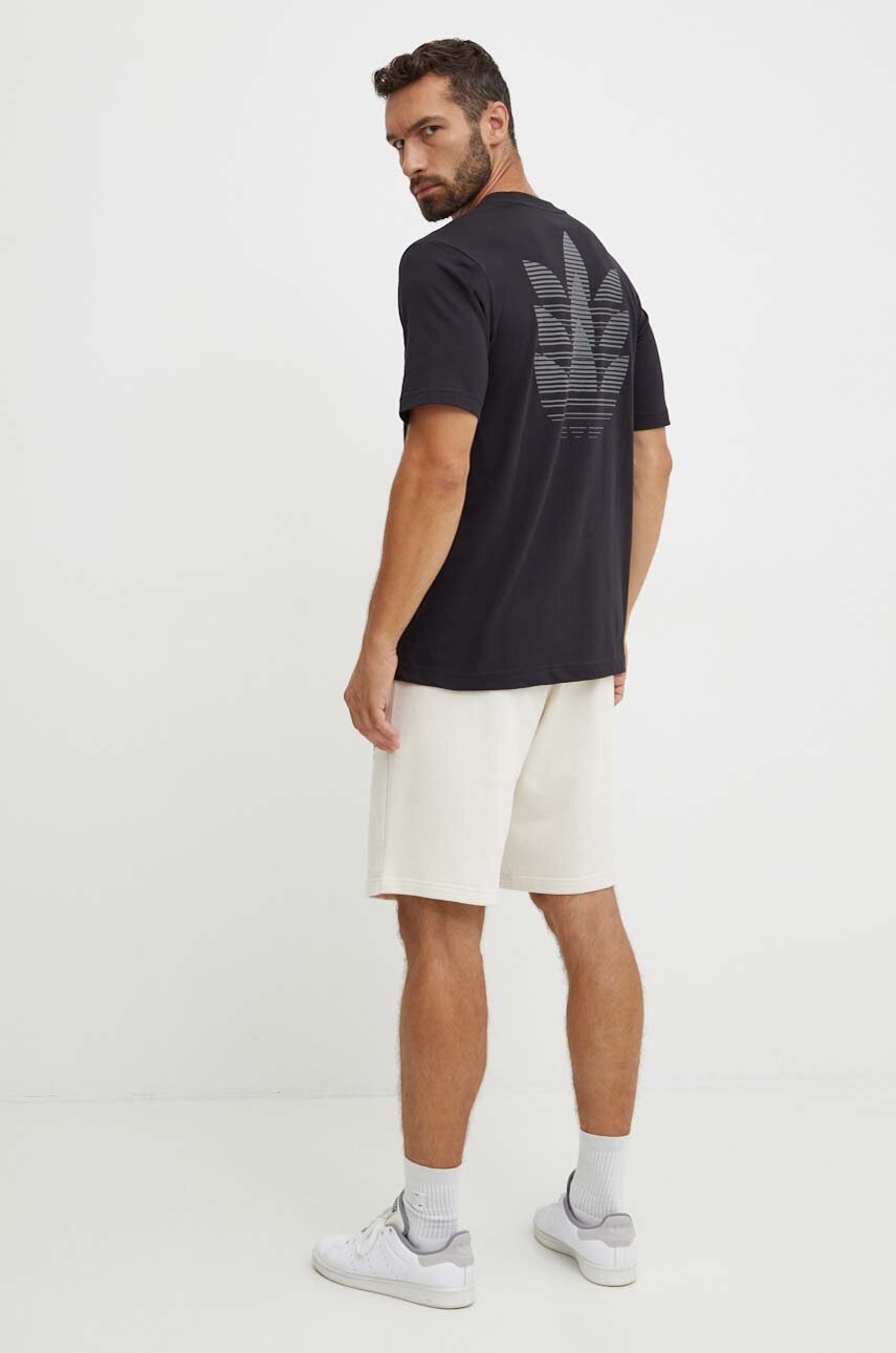 

Памучна тениска adidas Originals 0 в черно с изчистен дизайн IW1000, Черен
