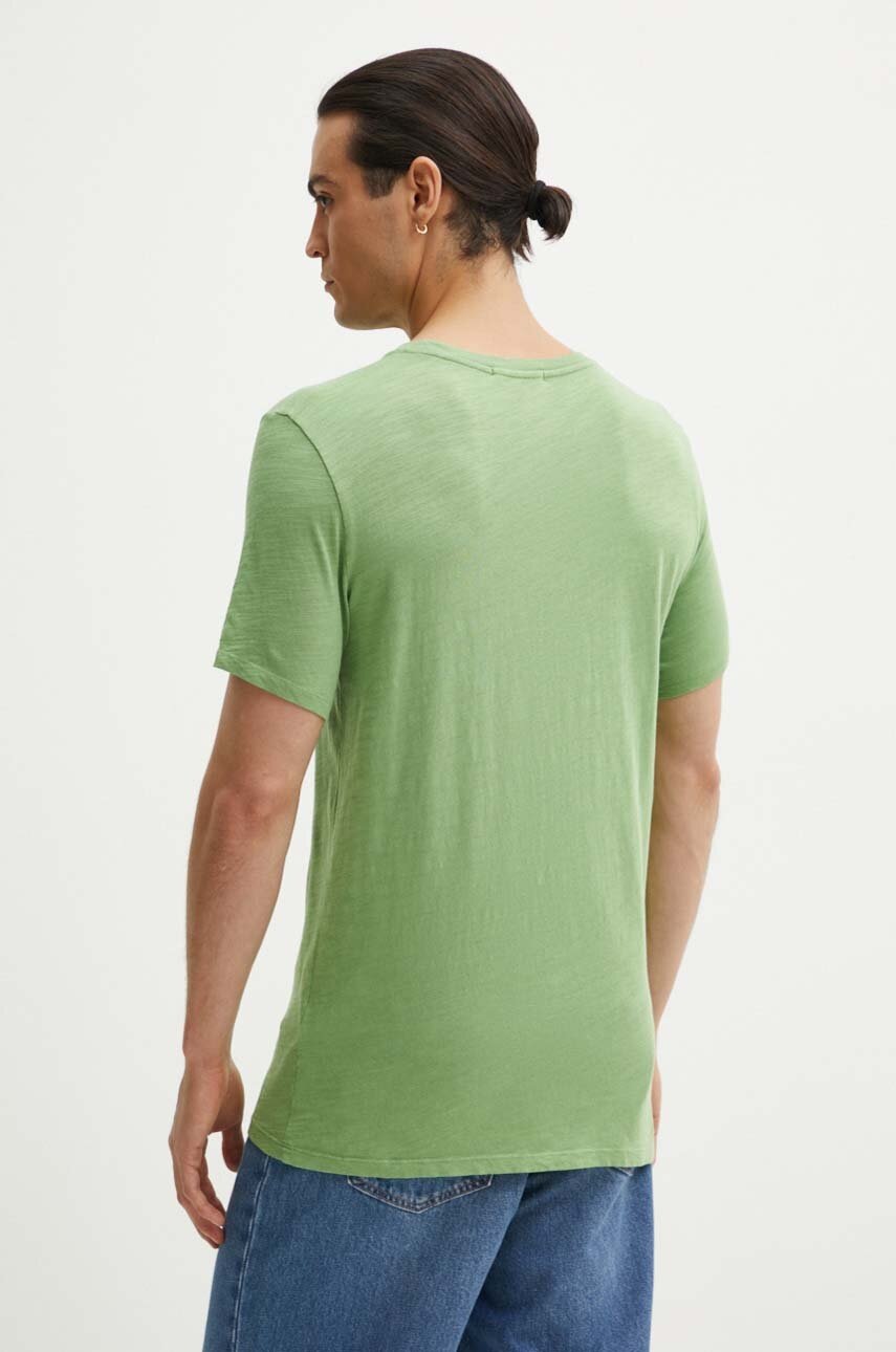 Βαμβακερό μπλουζάκι American Vintage ανδρικό, χρώμα: καφέ, MBYSA18BH24 φωτογραφία