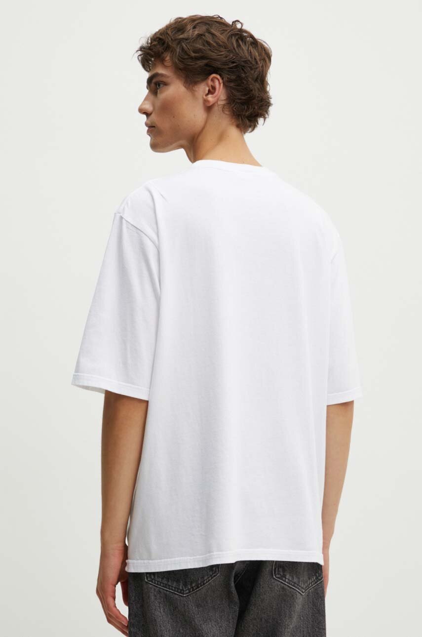 Βαμβακερό μπλουζάκι IRO ανδρικό, χρώμα: άσπρο, MP19KAMO φωτογραφία