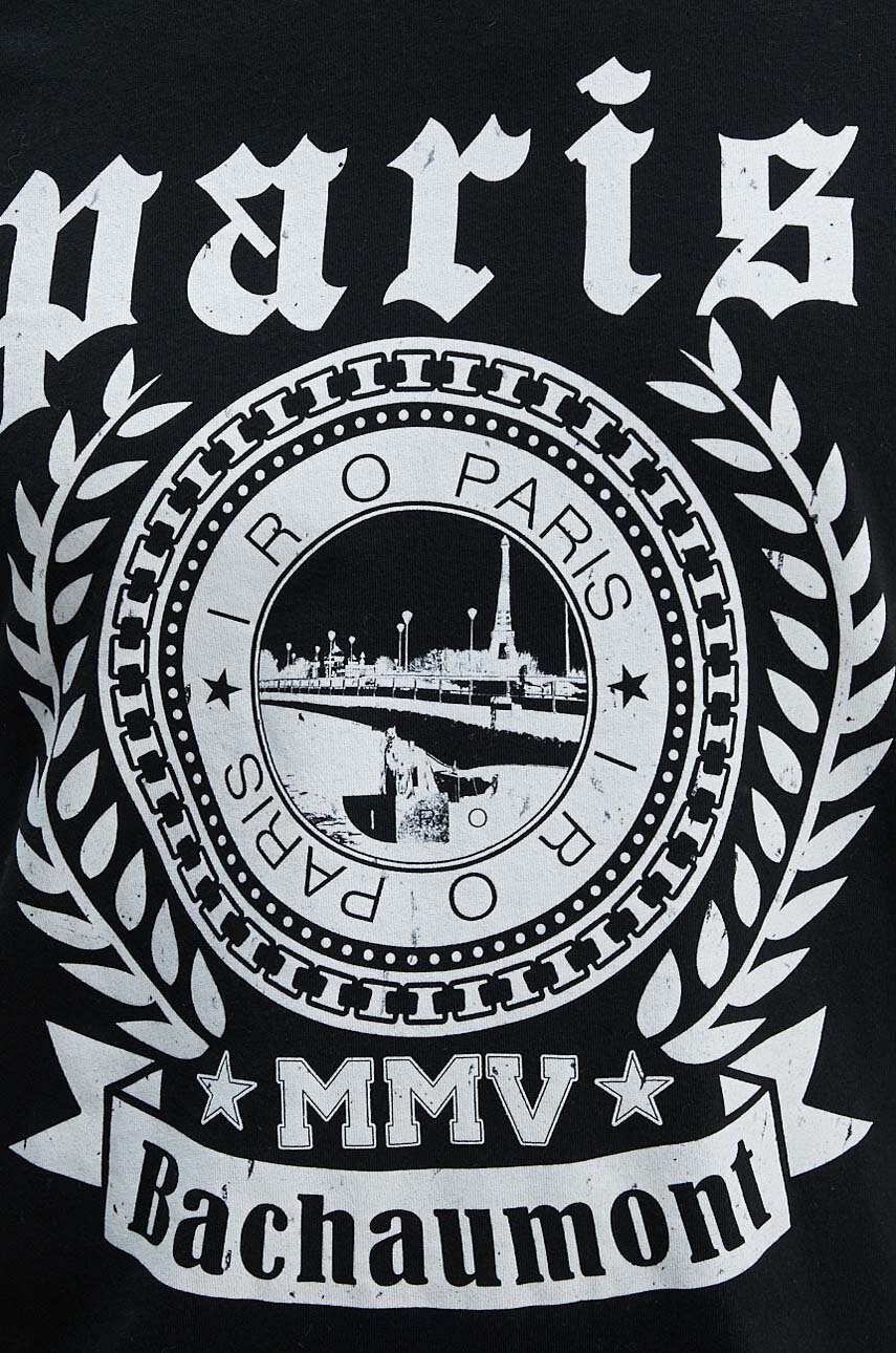 Βαμβακερό μπλουζάκι IRO ανδρικό, χρώμα: μαύρο, MP19RIDA φωτογραφία