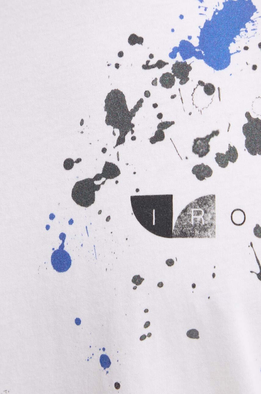 Βαμβακερό μπλουζάκι IRO ανδρικό, χρώμα: άσπρο, MP19EMILIO φωτογραφία