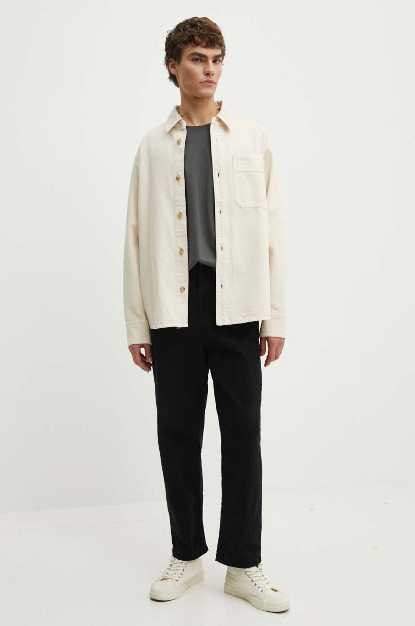 Βαμβακερό μπλουζάκι IRO ανδρικό, χρώμα: γκρι, MP19AUBIN φωτογραφία