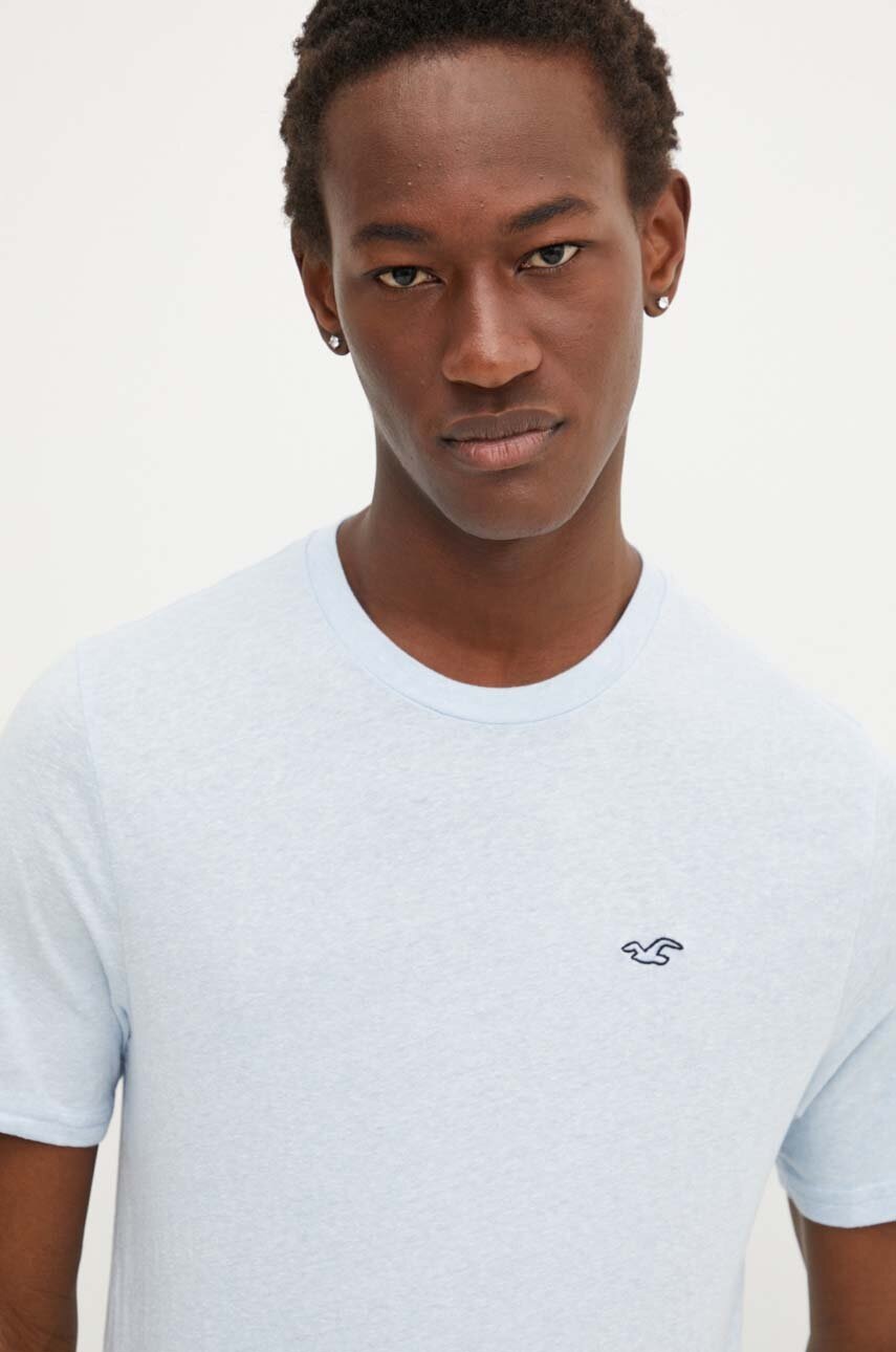 

Тениска Hollister Co. (3 броя) в бежово с изчистен дизайн KI324-1126, Бежов