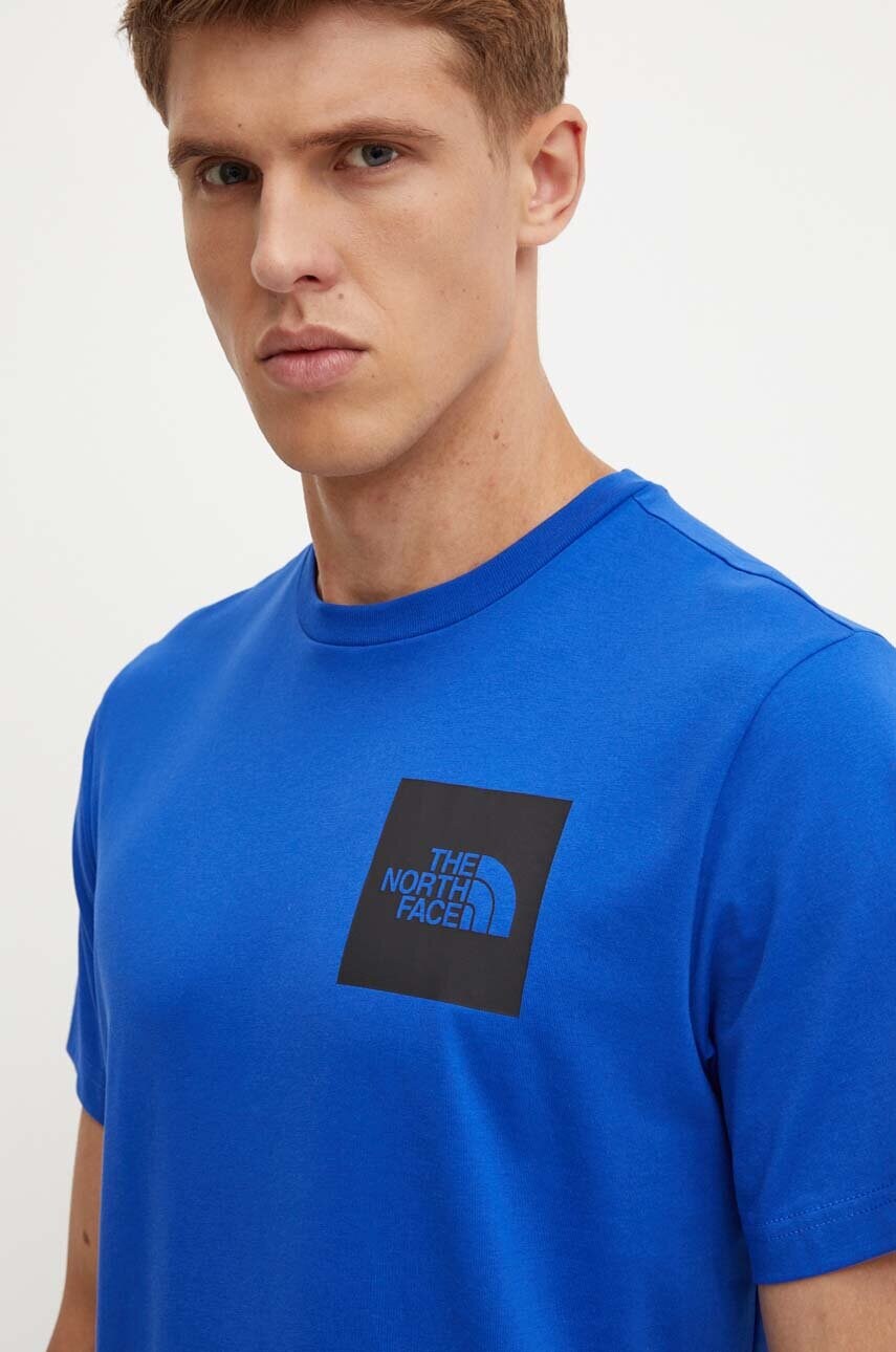 The North Face tricou Fine Tee barbati, cu imprimeu, NF0A8A6MEF11