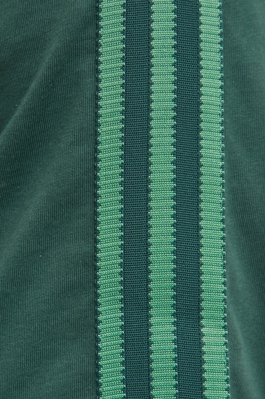 Βαμβακερό μπλουζάκι adidas Originals ανδρικό, χρώμα: πράσινο, IW3240 φωτογραφία