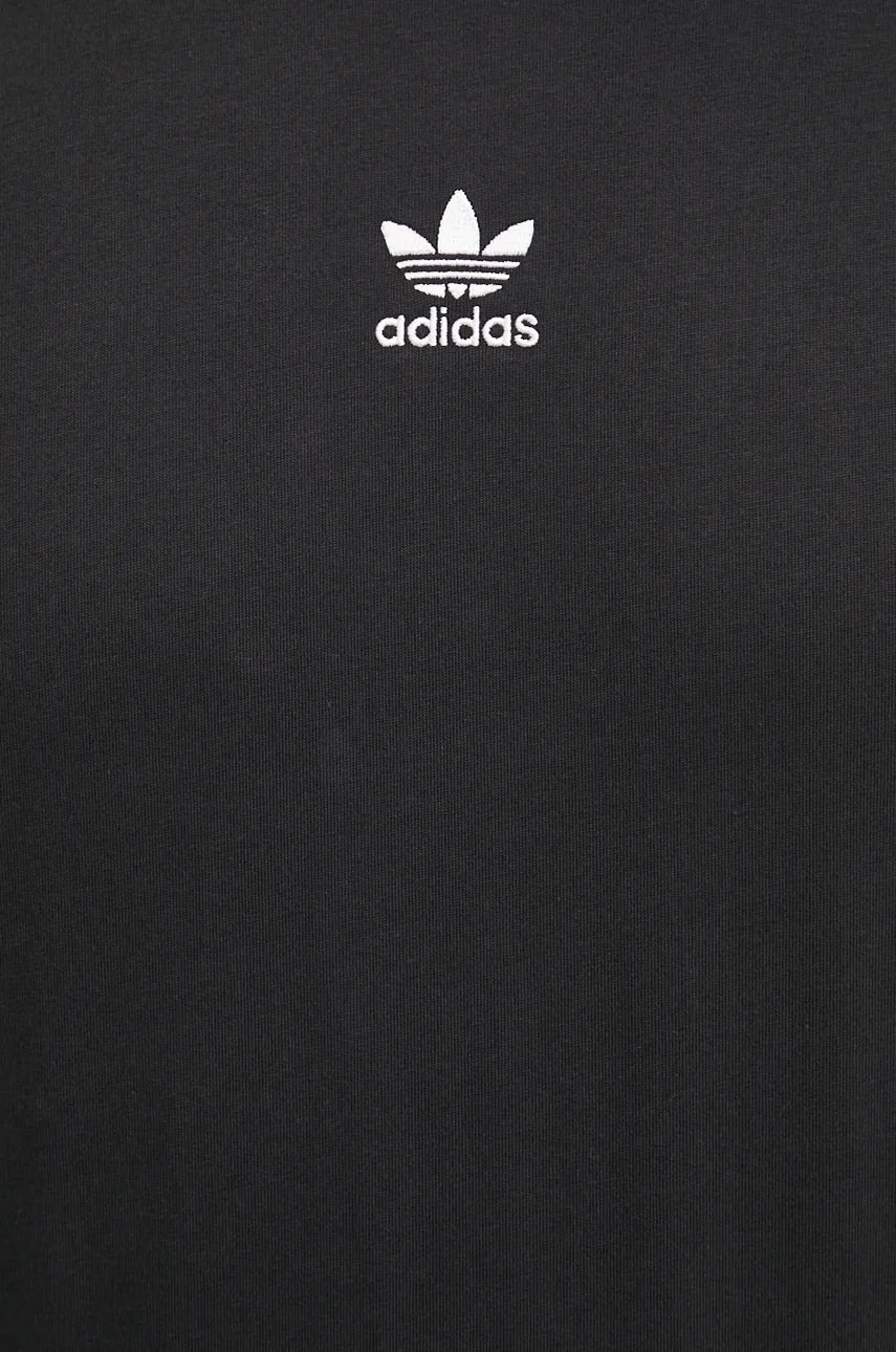 Бавовняна футболка adidas Originals чоловіча колір чорний візерунок IX9648 