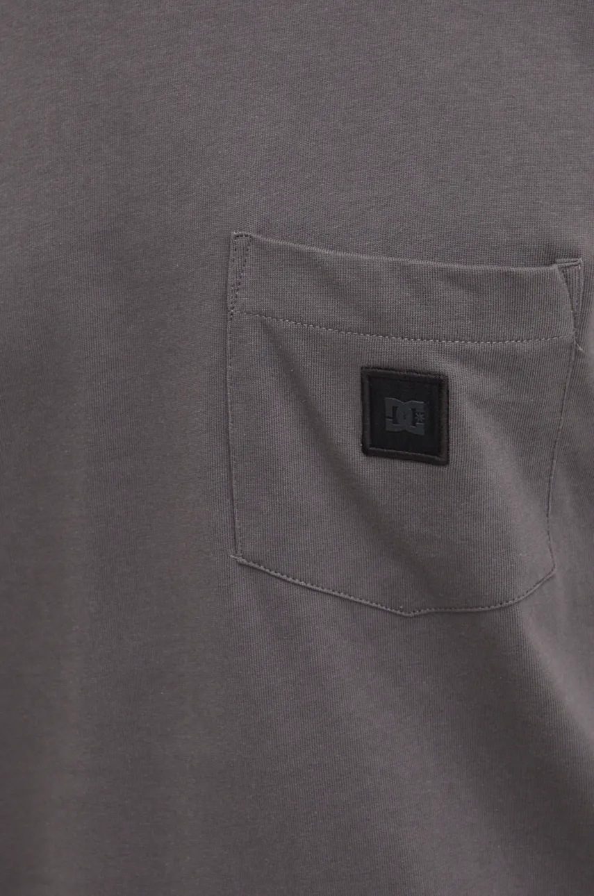 Βαμβακερό μπλουζάκι DC DC 1994 ανδρικό, χρώμα: γκρι, ADYKT03246 φωτογραφία