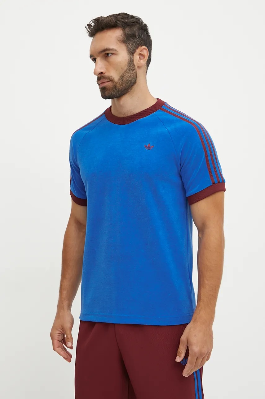 

Тениска adidas Originals Cali Tee в синьо с апликация JN5964, Син