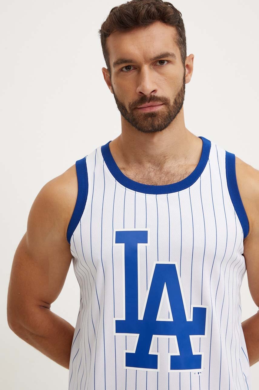 47 brand tricou Los Angeles Dodgers barbati, culoarea alb, B12PMMUHP591813WW
