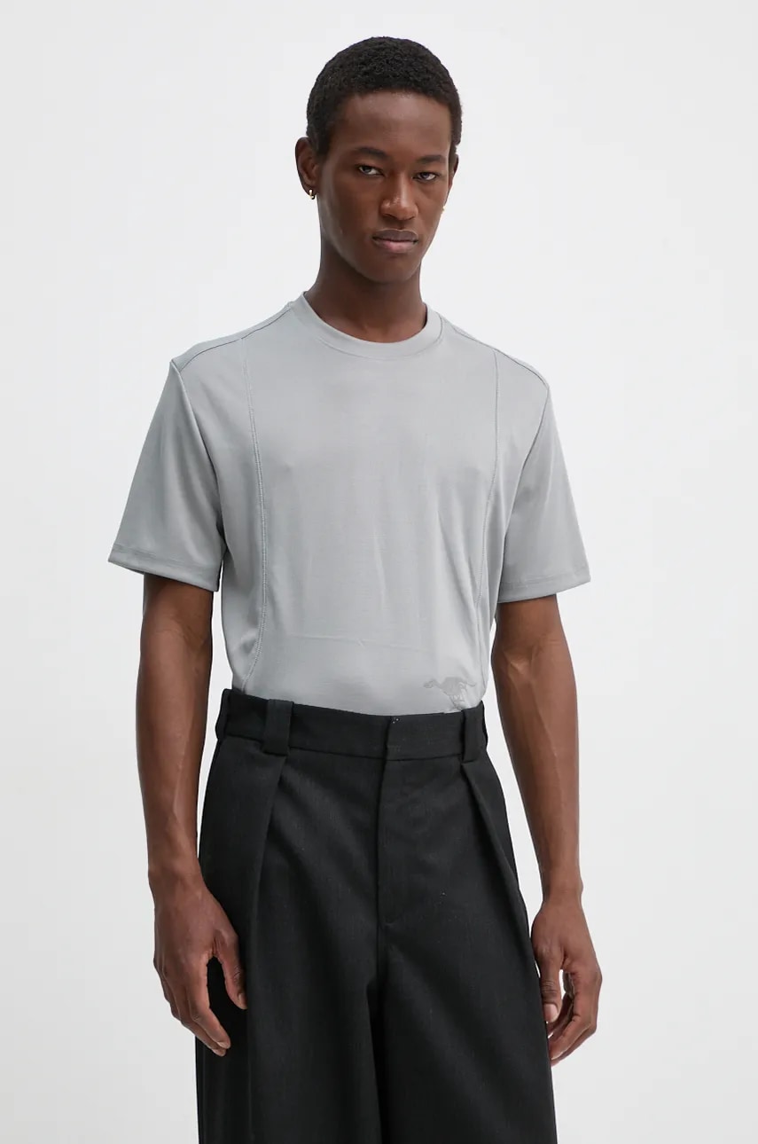 G-Star tricou bărbați, culoarea gri, uni, D25079-D734