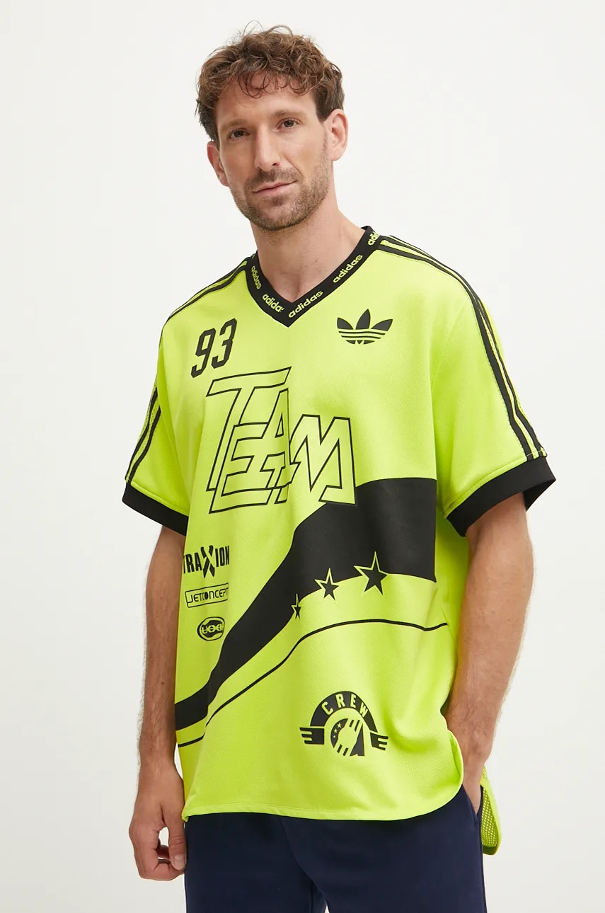 adidas Originals tricou barbati, culoarea verde, modelator, JN0809