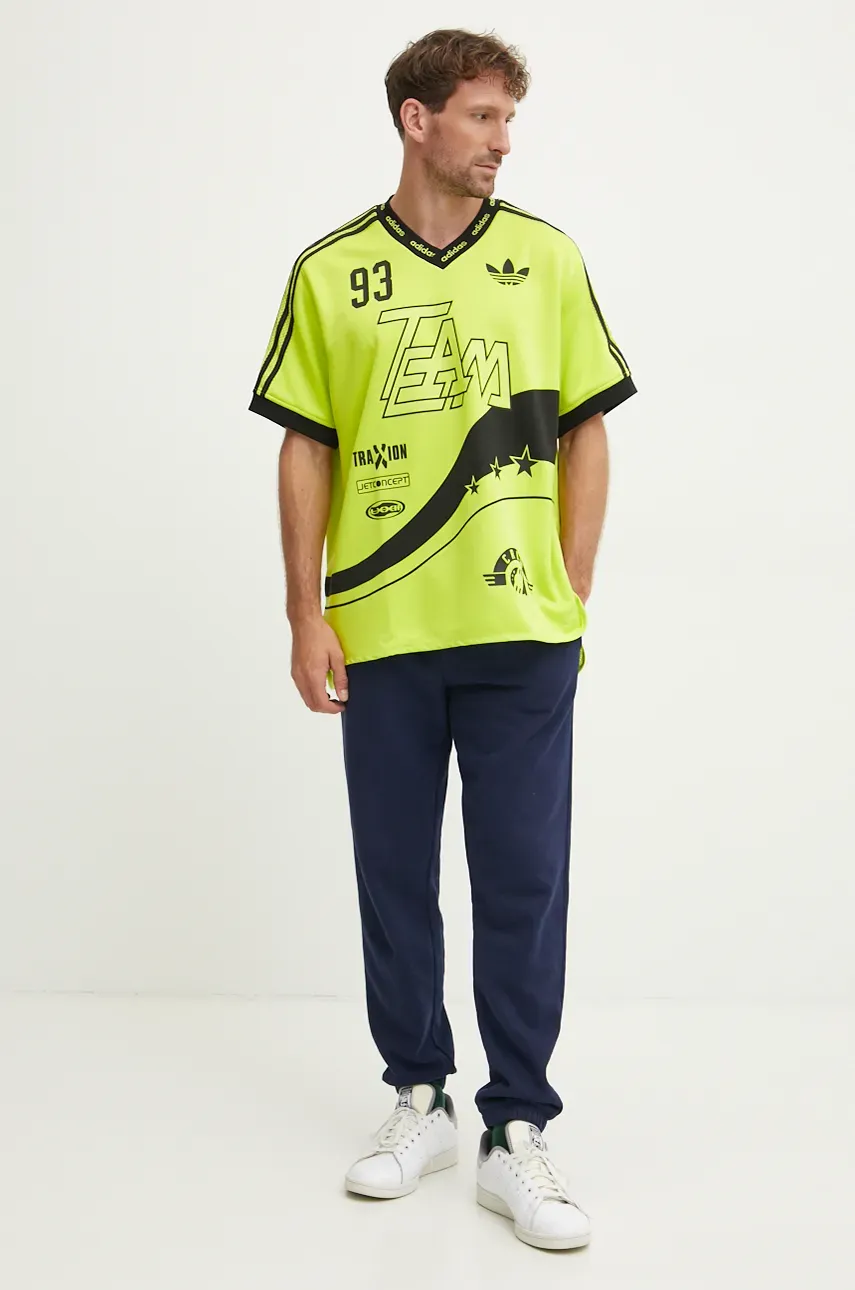Футболка adidas Originals мужская цвет зелёный узорный JN0809 Футболка adidas Originals мужская цвет зелёный узорный JN0809