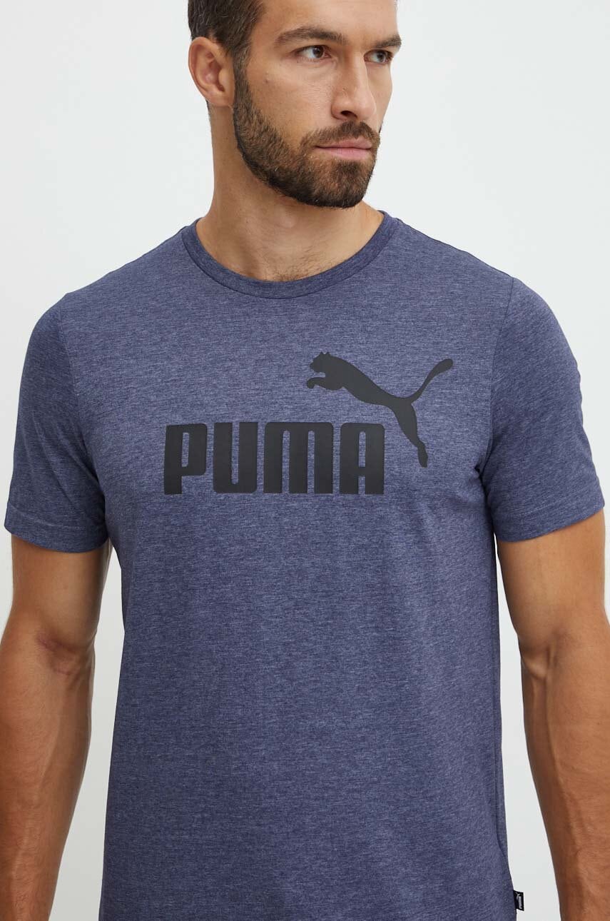 

Тениска Puma в тъмносиньо с принт 586736, Тъмносин